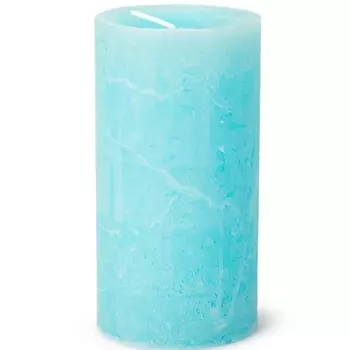 SPAAS Свеча-столбик Рустик аква блю 1