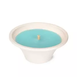 SPAAS Свеча в терракотовой чаше аква блю 1