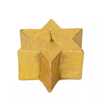 SPAAS Свеча-звезда Рустик золото 1