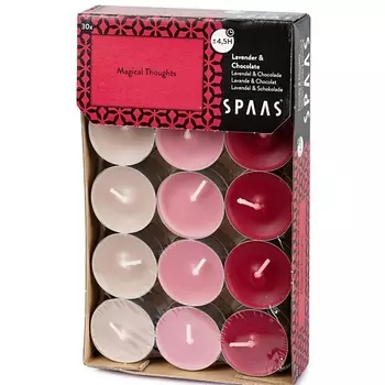 SPAAS Свечи чайные MAGICAL THOUGHTS Лаванда и шоколад