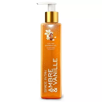 SPACE IN TAN Гель для душа с ароматом Амбры и Ванили без SLES