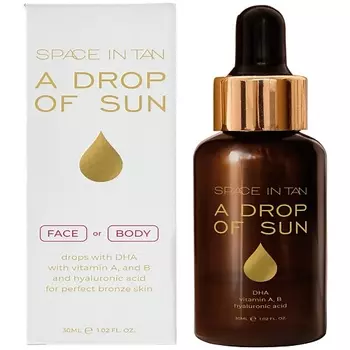 SPACE IN TAN Капли – концентрат для лица и тела с эффектом загара "A DROP OF SUN" 30.0