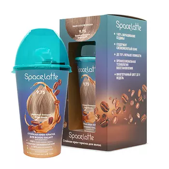 SPACE.LATTE Стойкая крем краска для волос