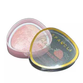 SPARCLI Хайлайтер для лица и тела сухой запеченый "Персик"