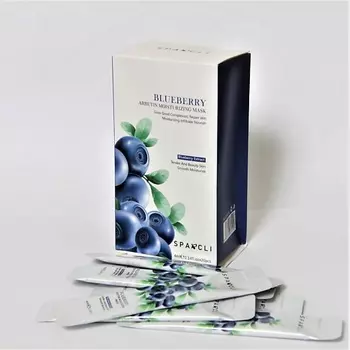 SPARCLI Маска для лица ночная увлажняющая с экстрактом голубики в саше
