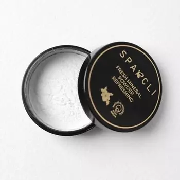 SPARCLI Минеральная пудра для лица рассыпчатая матирующая освежающая