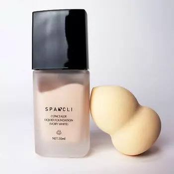 SPARCLI Тональный крем-консилер для лица со спонжем