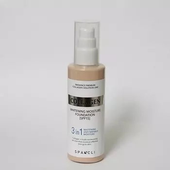 SPARCLI Тональный крем SPF15 с коллагеном увлажняющий, эффект отбеливания кожи