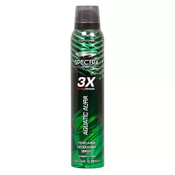SPECTRA Дезодорант спрей мужской Aquatic Aura 200.0