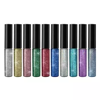 SPLASH Большой набор глиттерных подводок для глаз