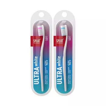 SPLAT Инновационная зубная щетка мягкая Professional Ultra White