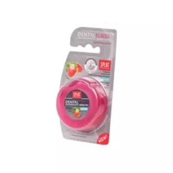 SPLAT Объемная зубная нить с ароматом КЛУБНИКИ