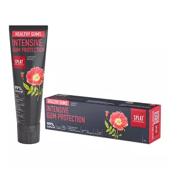 SPLAT Зубная паста без фтора HEALTHY GUMS Интенсивная защита десен