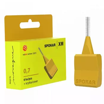 SPOKAR Интердентальный цилиндрический ершик, диаметр 0,7
