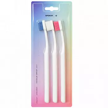 SPOKAR Набор зубных щеток с экстра мягкими волокнами
