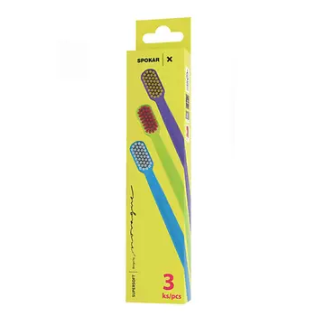 SPOKAR Набор зубных щеток с супер мягкими волокнами X ultrasoft