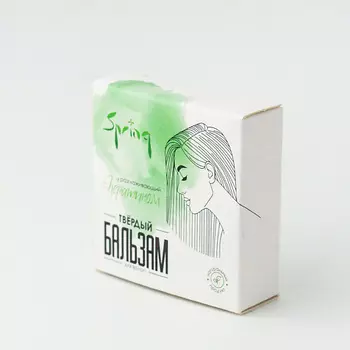 SPRING Твердый бальзам для волос «Разглаживающий с кератином» 50.0