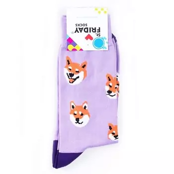 ST.FRIDAY Носки с собачками Сиба "Это фиаско, братан!"