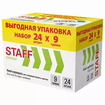 STAFF Клей-карандаш 9 г EVERYDAY