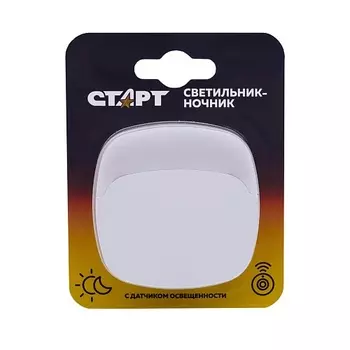 СТАРТ Светодиодный ночник 1LED Квадрат