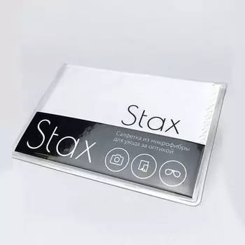 STAX Салфетка для очков и оптики микрофибра 1.0
