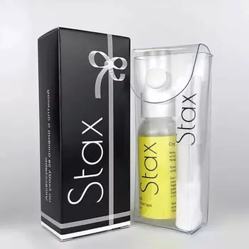 STAX Спрей очищающий и салфетка для очков