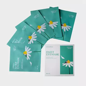 STEAMBASE DAILY EYEMASK CAMOMILE CROWN Паровая анти стресс маска для глаз с ароматом ромашки