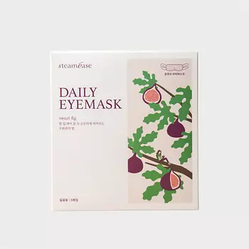 STEAMBASE DAILY EYEMASK SWEET FIG Паровая анти стресс маска для глаз с ароматом инжира и розы