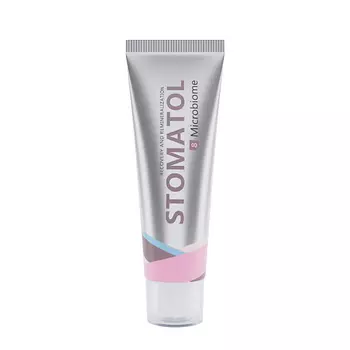 STOMATOL Microbiome зубная паста с пробиотиком для восстановления микрофлоры полости рта