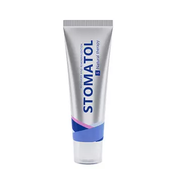 STOMATOL Natural Therapy зубная паста бережное отбеливание с гидролатом и гиалуроновой кислотой