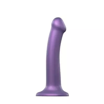STRAP-ON-ME Фаллоимитатор Mono Density Dildo Metallic Shine, M