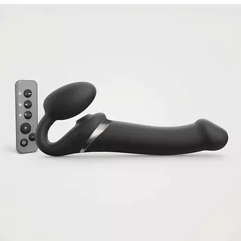 STRAP-ON-ME Вибрострапон Multi Orgasm с 3 моторами и клиторальным стимулятором, L