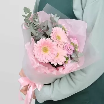 STUDIO FLORISTIC Букет Гермини и Маттиолы «Капля Романтики»