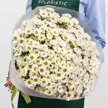 STUDIO FLORISTIC Букет Хризантем Сантини «Нежный день»