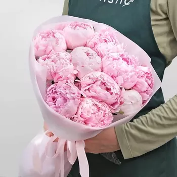 STUDIO FLORISTIC Букет из 11 Пионов «Воздушное облачко»