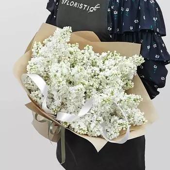 STUDIO FLORISTIC Букет из белой Сирени «Бонсай»