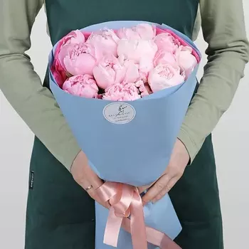 STUDIO FLORISTIC Букет из Пионов «Нежность облаков» (13 шт.)