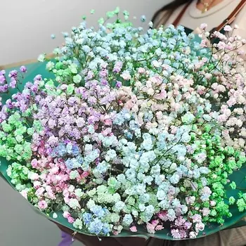 STUDIO FLORISTIC Букет из Радужной Гипсофилы "Радость"