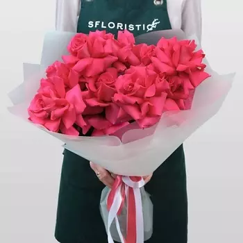 STUDIO FLORISTIC Букет из Роз «Фламинго»