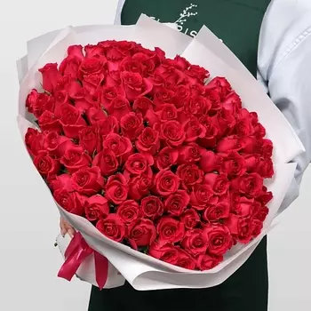 STUDIO FLORISTIC Букет Роз Кения 101 шт «Для самой дорогой»