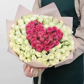 STUDIO FLORISTIC Букет роз Кения «Нежное признание»