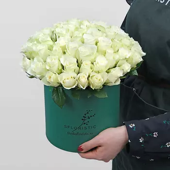 STUDIO FLORISTIC Композиция из Роз 51 шт 40 см «Верной»