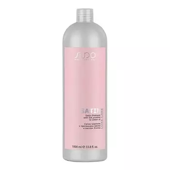 STUDIO Сатин-Шампунь с протеинами шелка и маслом хлопка серии "Luxe Care" 1000.0