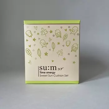 SU:M37 Набор тональных кремов Time Energy Sweet Sun Cushion Set
