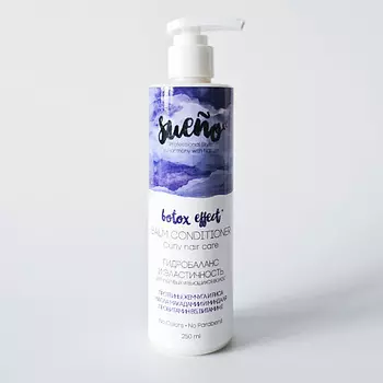 SUENO Бальзам гидробаланс и эластичность для кудрявых и вьющихся волос