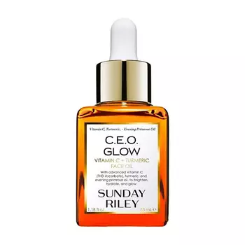 SUNDAY RILEY Масло для лица с витамином С и куркумой C.E.O. Glow Vitamin C + Turmeric Face Oil