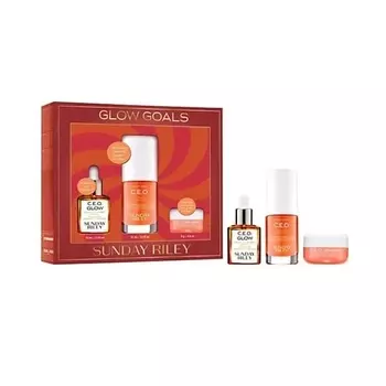 SUNDAY RILEY Набор косметики для лица GLow Goals Set