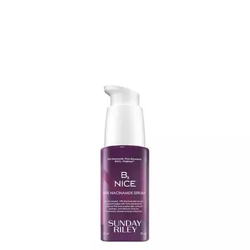 SUNDAY RILEY Выравнивающая сыворотка для лица с 10% ниацинамидом B3 NICE 10% Niacinamide Serum