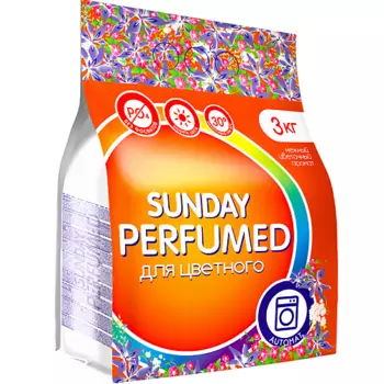SUNDAY Стиральный порошок парфюмированый Автомат для цветного 2000