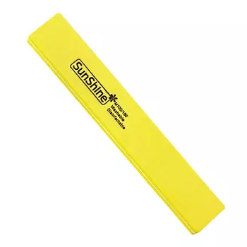 SUNSHINE Пилка для шлифовки широкая желтая 100/180 S1YW